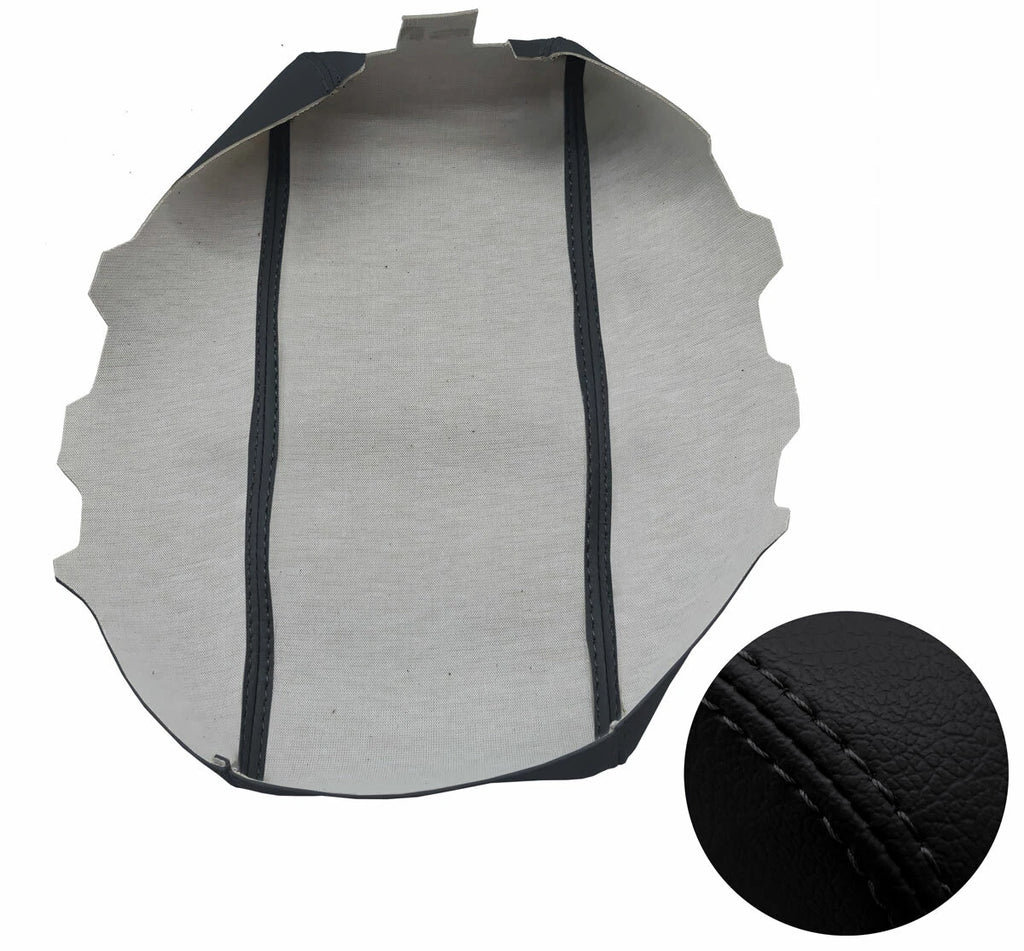 Leather Console Lid Armrest Cover for Hyundai Elantra (2017–2020) Black