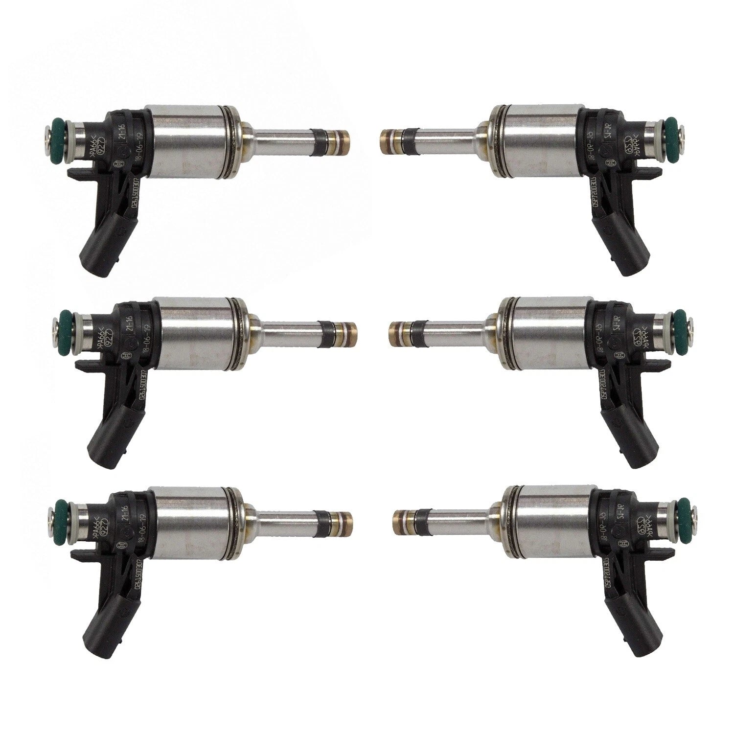 Set of 6 Lower Fuel Injectors for Ford Lincoln 3.3L 3.5L V6 (OEM)