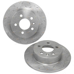 Rear Drilled + Slotted Brake Rotors for Ford Fairlane NA NC LTD DA DC
