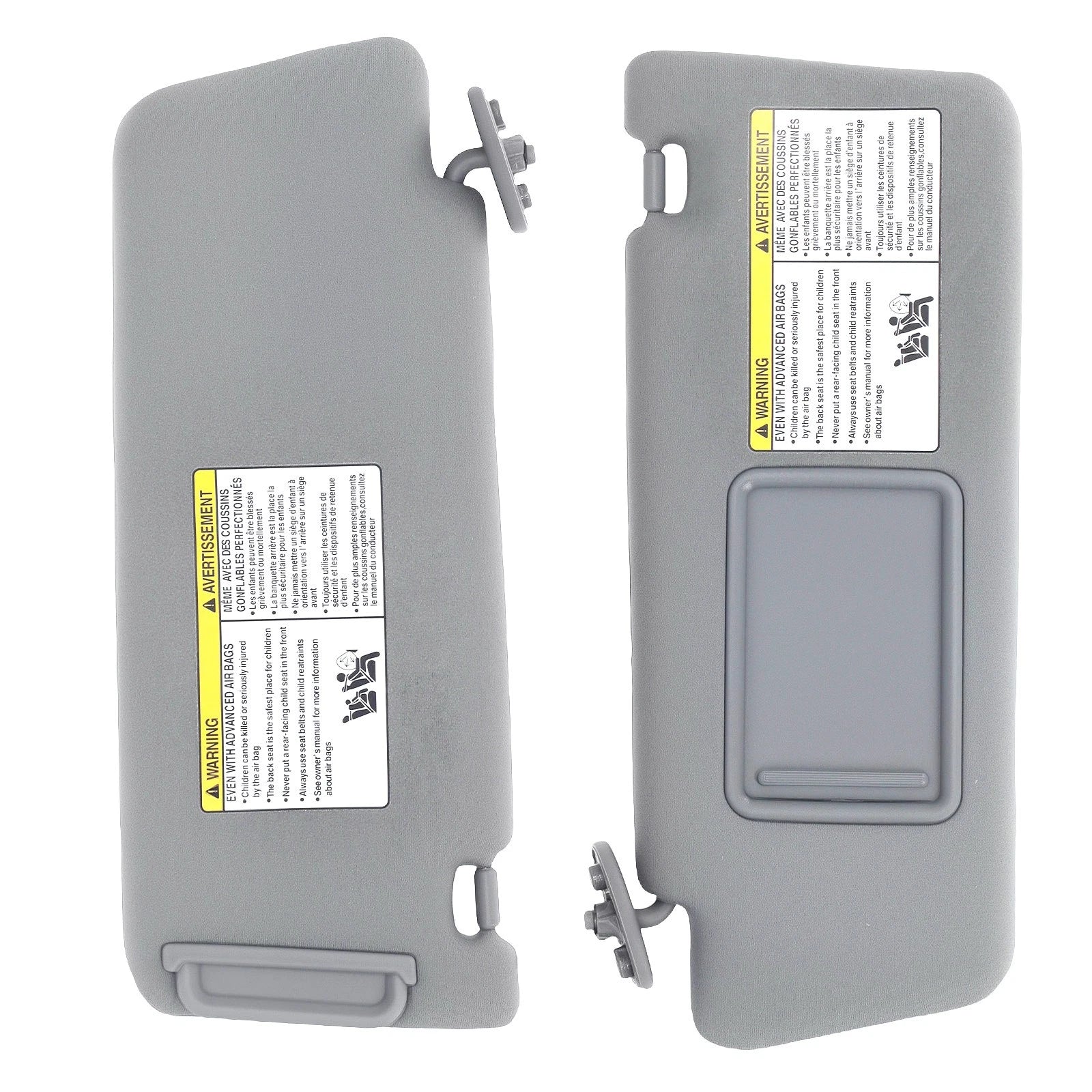 Pair Sun Visor for Toyota Tacoma (2005–2015) 74320-35C10-B0 Left + Right