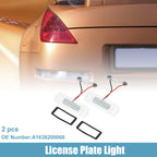 2pcs License Plate Light for Mercedes-Benz ML 320 (1998–2003) No.A1638200066