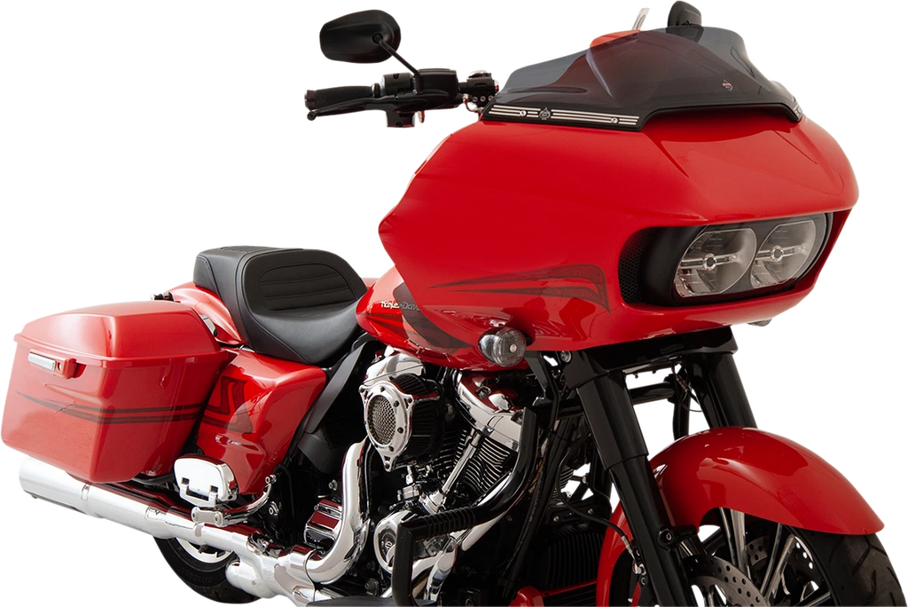 Klock Werks Sport Flare Windshield 6" Dark Smoke for FLTR (2014–2023) KWW-01-0402