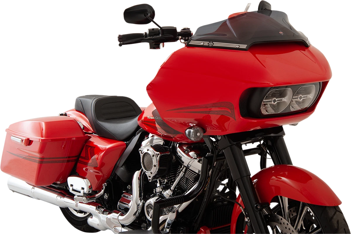 Klock Werks Sport Flare Windshield 6" Dark Smoke for FLTR (2014–2023) KWW-01-0402
