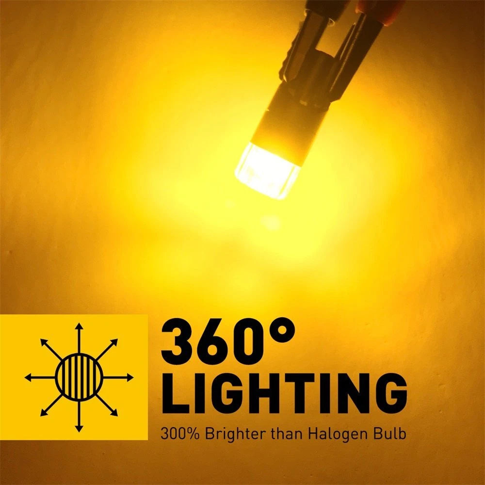 Set of 10 LED Side Marker Light Bulbs for Various Models