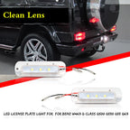 2X LED License Plate Light for Mercedes G-Class (1990–2012)