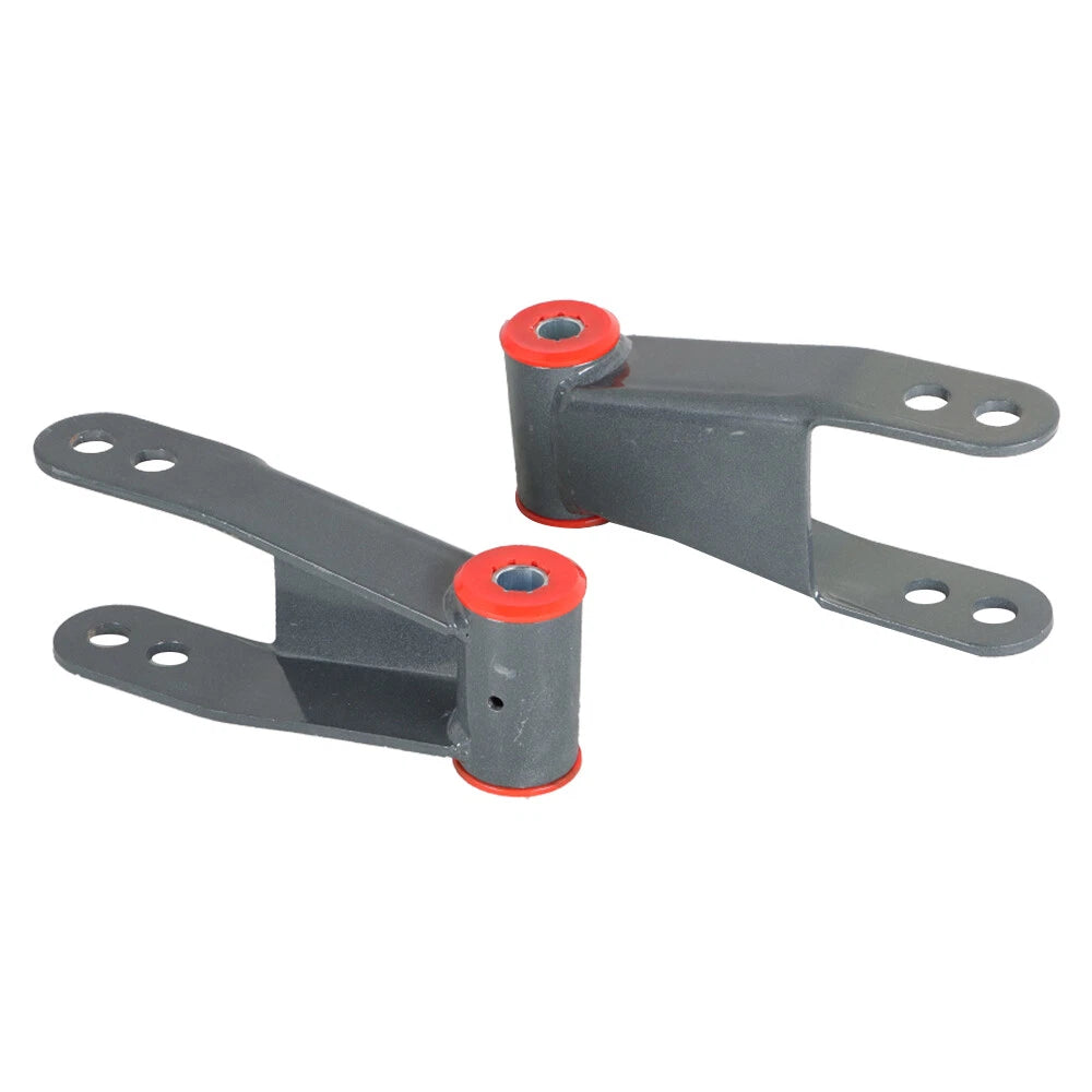 Adjustable 2" Rear Drop Shackle Kit for Chevy GMC C10 Pickup (1975-1987)