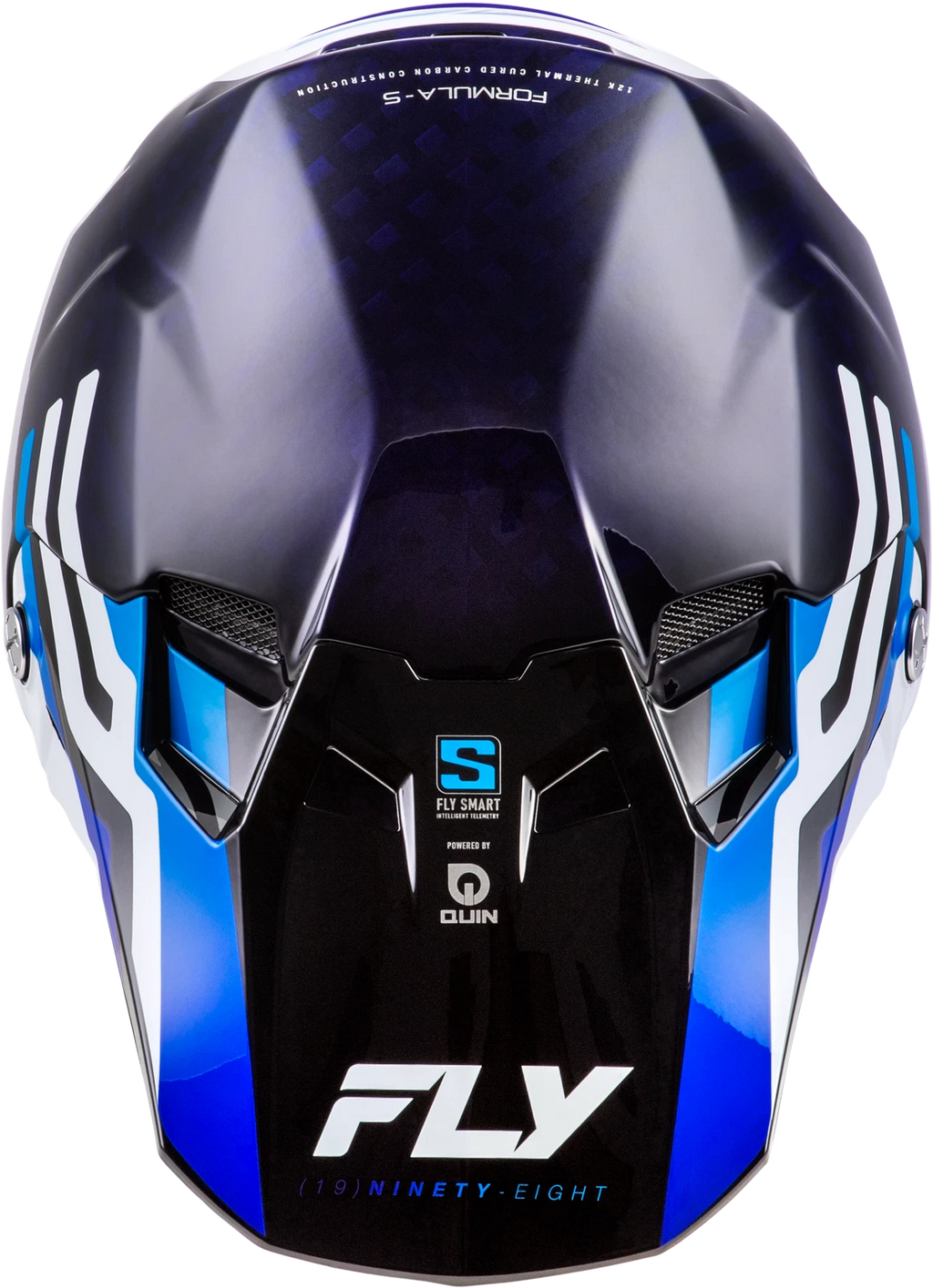 Fly Racing Formula S Carbon Byte Helmet for Offroad (2019–2024) Medium Blue