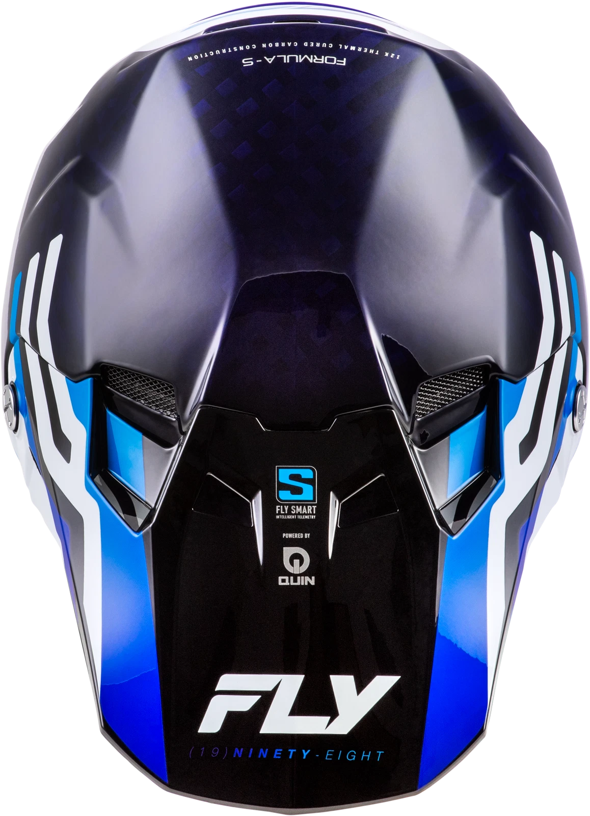 Fly Racing Formula S Carbon Byte Helmet for Offroad (2019–2024) Medium Blue