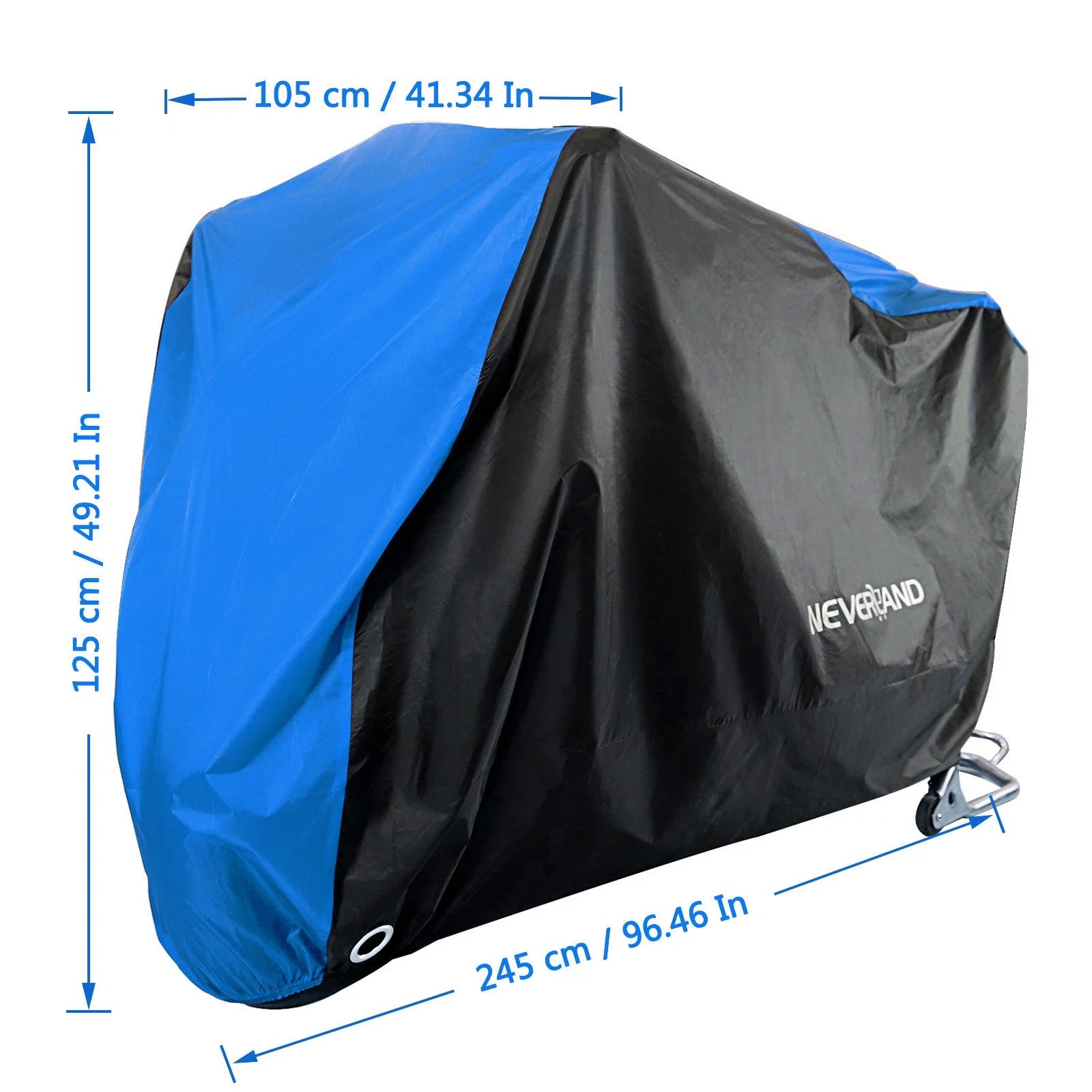 Motorcycle Cover for Honda Goldwing GL1200 GL1500 GL1800 (Black & Red, Waterproof, UV)