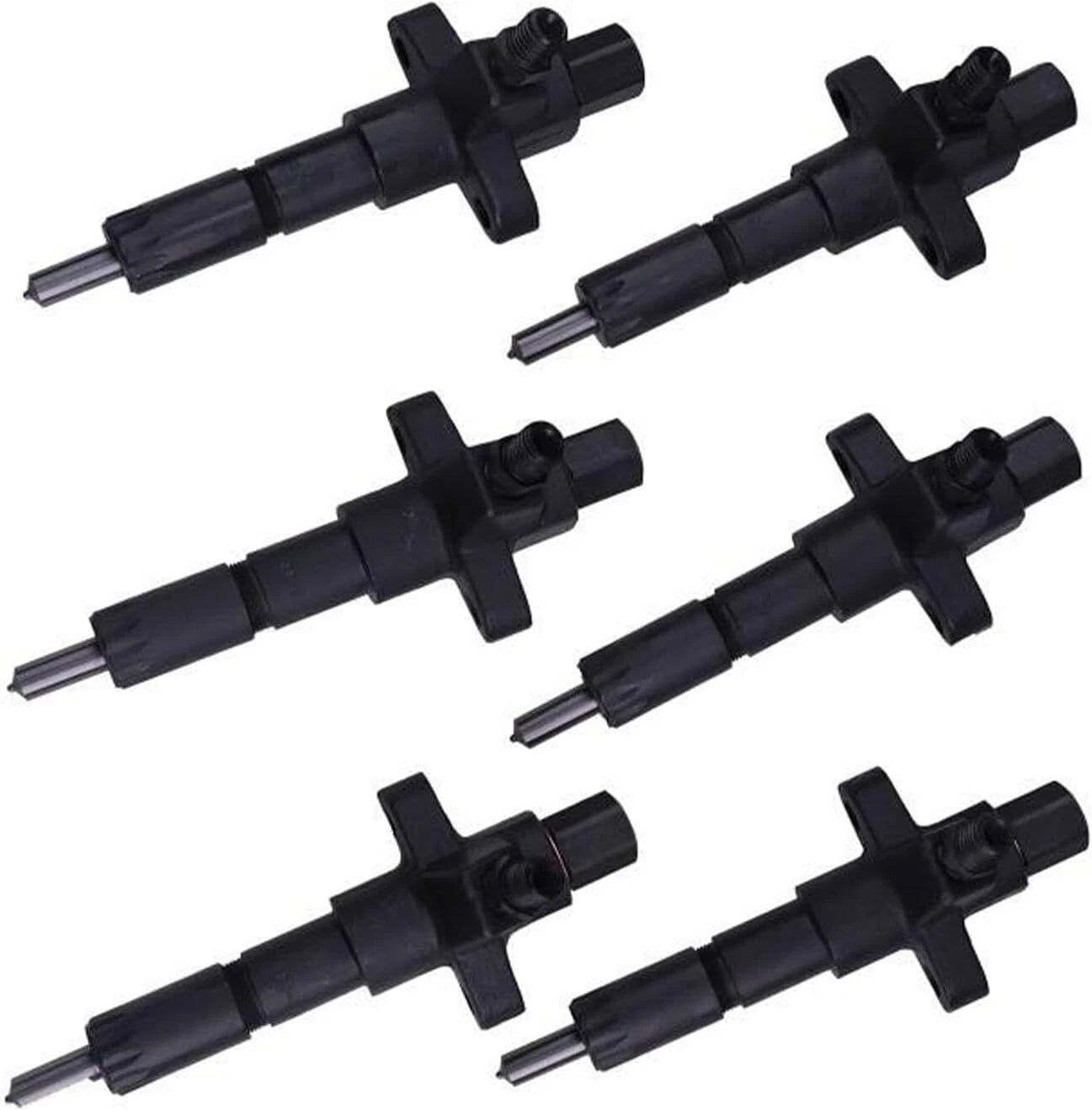 6X Fuel Injector 9430611425 1-15300250-2 for Isuzu 6BD1 (EX120-2, EX200-2)