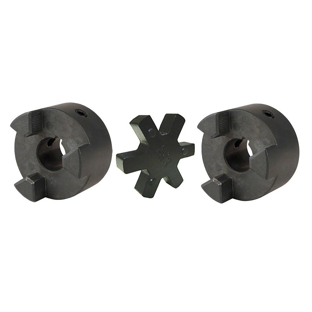 Set of 2 L095 Series L Jaw Couplings for Lovejoy (LO95 .875" x .875")