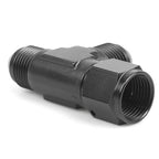 3-Way Tee Fitting Adapter AN4 AN6 AN8 AN10 AN12 Female to AN Male Black