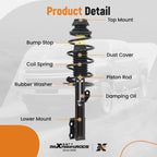 Front Struts w/ Spring Assembly & Sway Bar for Toyota Yaris (2006-2011)