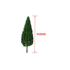 20pcs Pine Trees for HO OO Scale Train Railroad Landscape (95mm)