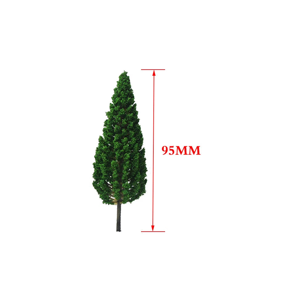 20pcs Pine Trees for HO OO Scale Train Railroad Landscape (95mm)