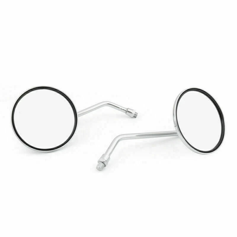 Classic Round Rearview Mirrors 10MM for Suzuki GT 125/185/250/380/550/750