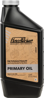 1 Qt HARDDRIVE Primary Oil for Harley Davidson V-Twin (1984–Present)