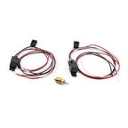 Set of 2 Cooling Fan Relay Switch Kit with Thermostatic Sensor for