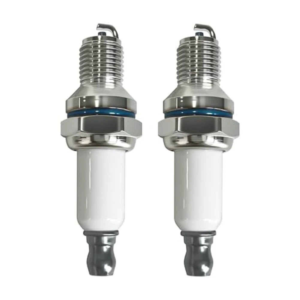 2X Spark Plugs for Troy-Bilt Trimmers Cultivators (791-180852, 753-05784)