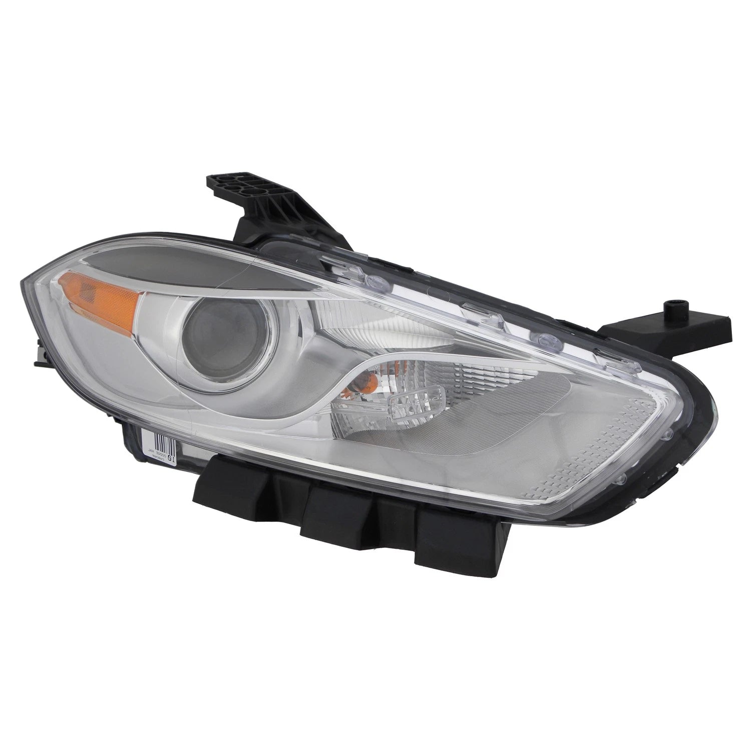 Replacement Chrome Passenger Side Halogen Head Light Assembly w/o Dodge Logo