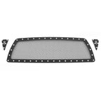 Stainless Black Rivet Mesh Grille Insert for Toyota Tacoma (2005-2011)