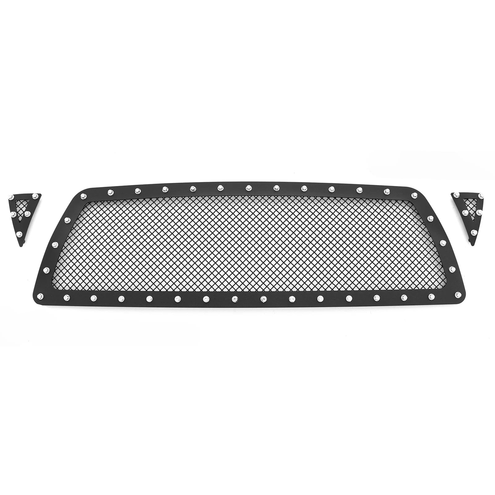 Stainless Black Rivet Mesh Grille Insert for Toyota Tacoma (2005-2011)