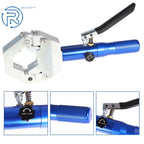 Crimping Tool Set for A/C Hose (Hydraulic, 7 Dies)