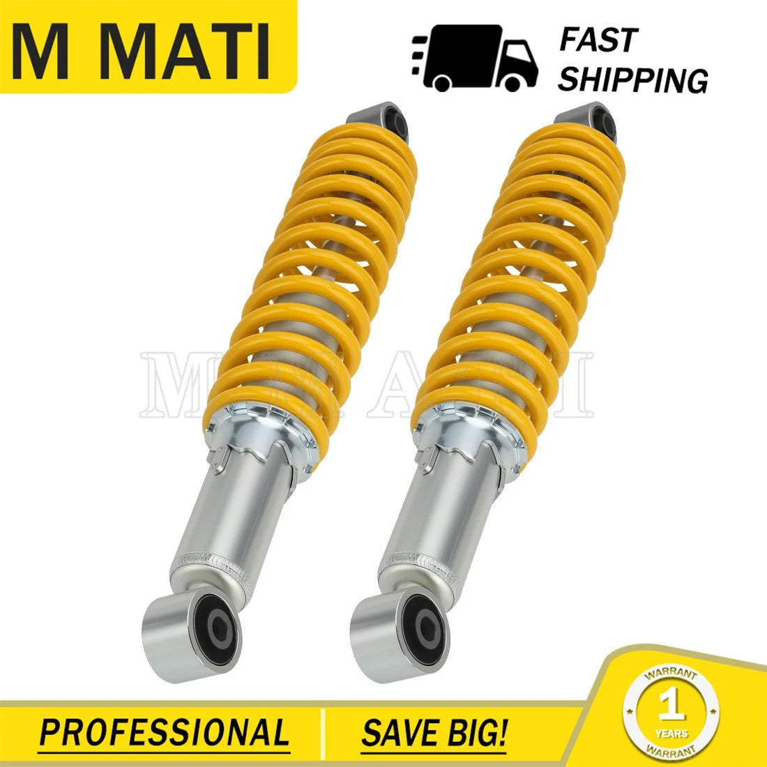 2X Front Shock Absorber for Yamaha Blaster 200 (1988–2006) J-23350-00-P2