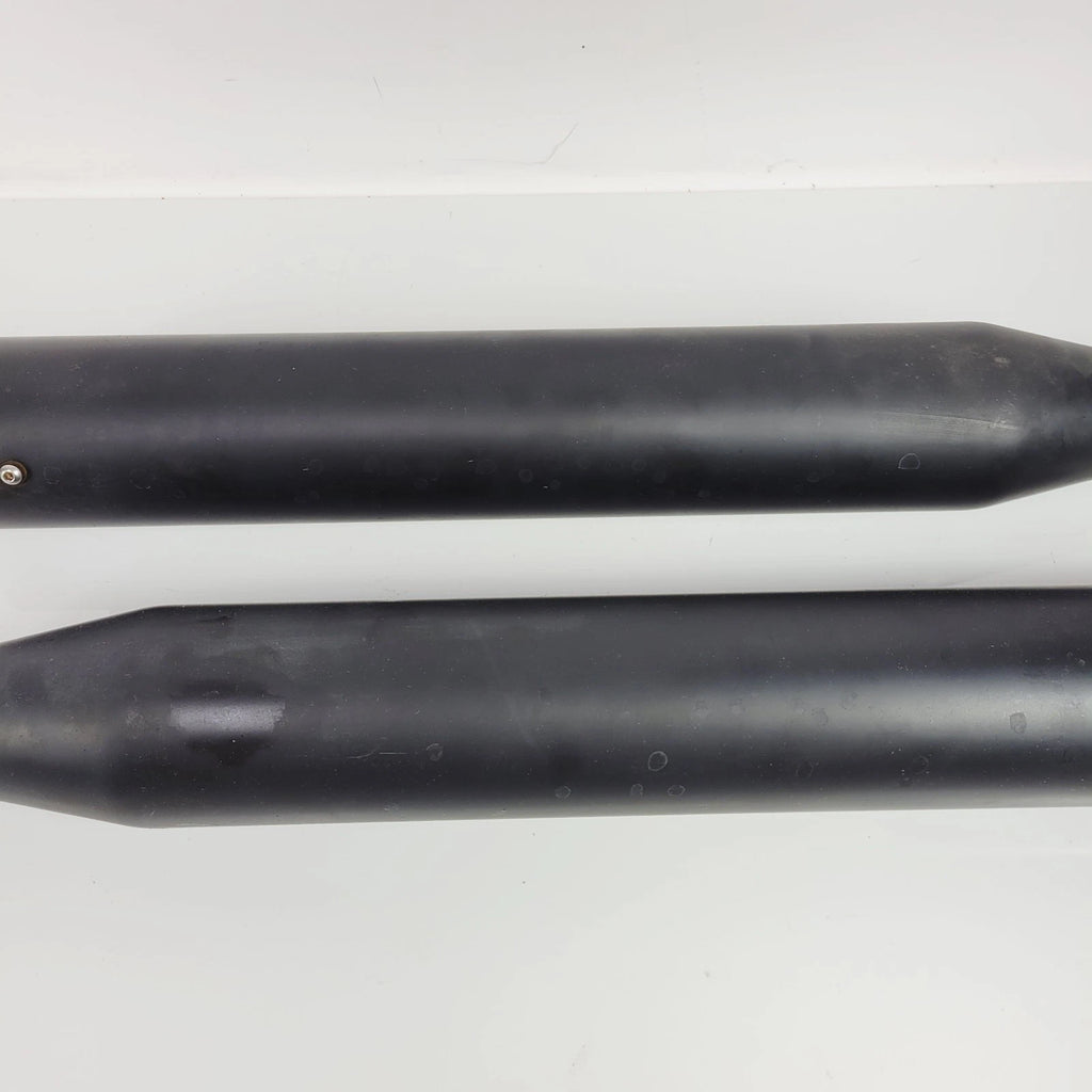 Bassani 4in. Quick Change Black Slip-Ons for Harley Touring (2017–2025)