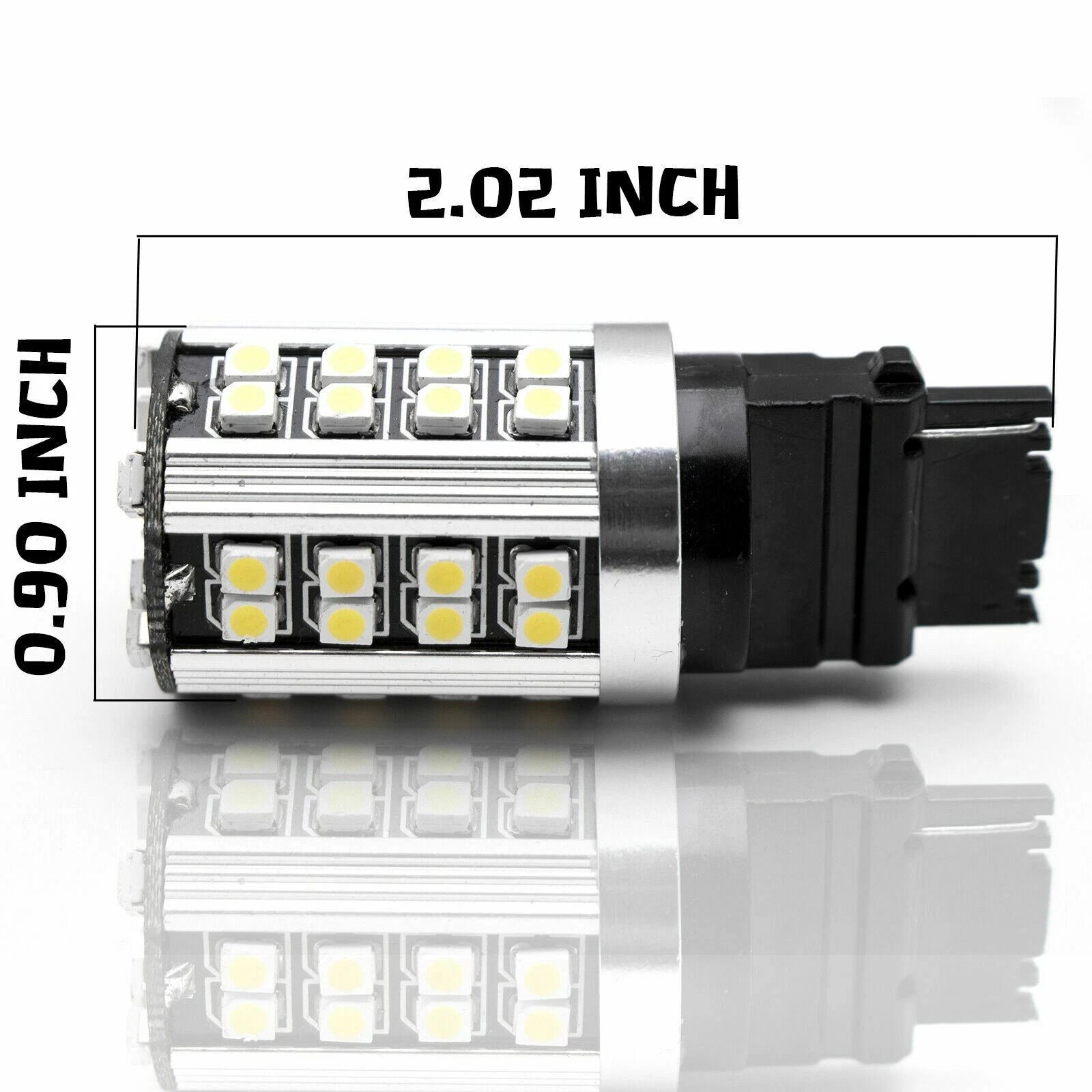 T20 7440 Amber Yellow LED Turn Signal Lights for 2-Pack (1999-2024)