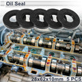 Set of 5 Oil Seal Rotary Shaft Seal TC Ring 28x62x10mm Nitrile Rubber