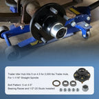 2 Trailer Idler Hub Kits for 2000 lbs Axle (Fits 5 on 4.5")