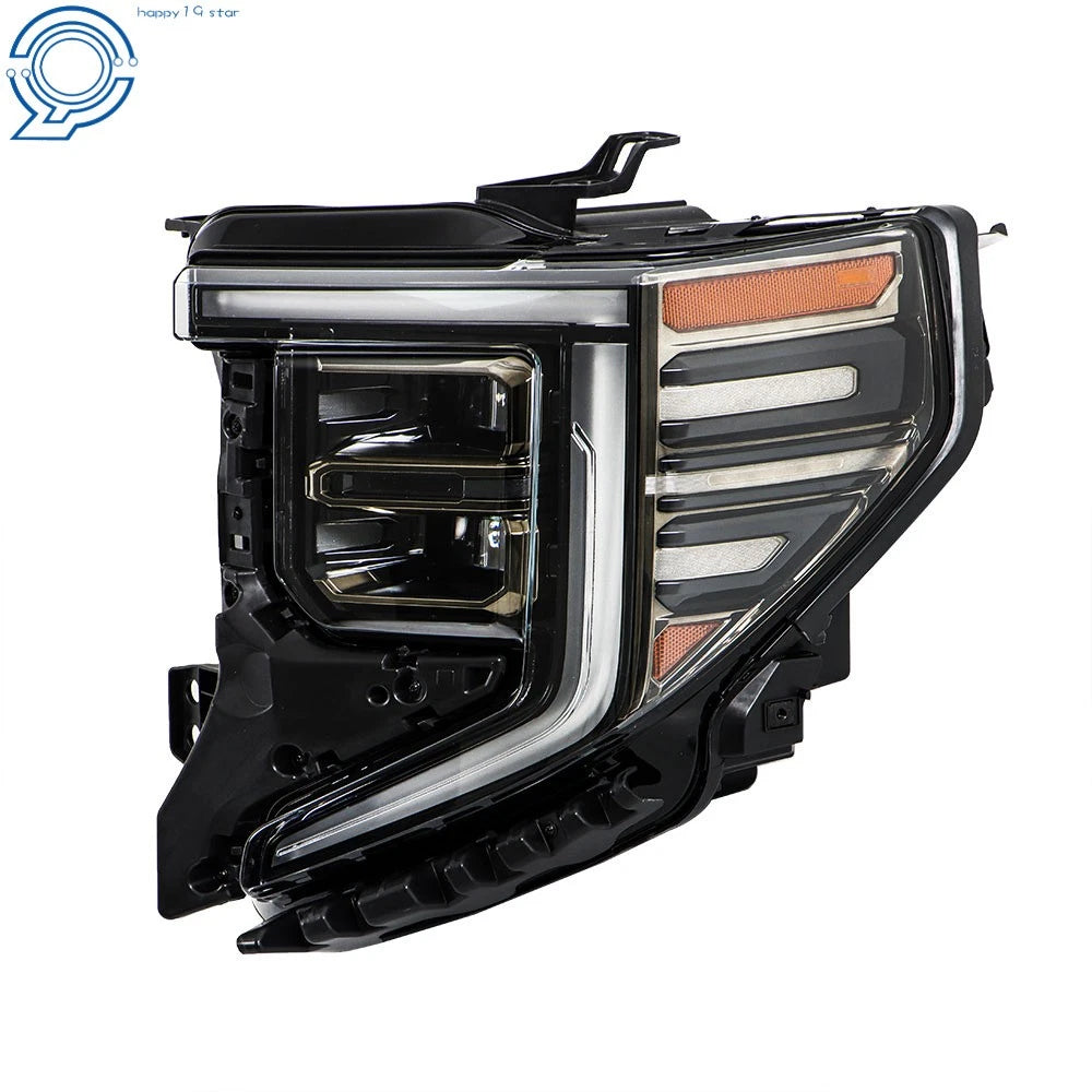 Set of 2 LED Headlights Assembly for GMC Sierra 1500 AT4/AT4X (2022–2024)