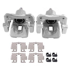 Pair Rear Brake Caliper w/Bracket for Toyota Camry, Lexus ES350 (2007–2011)