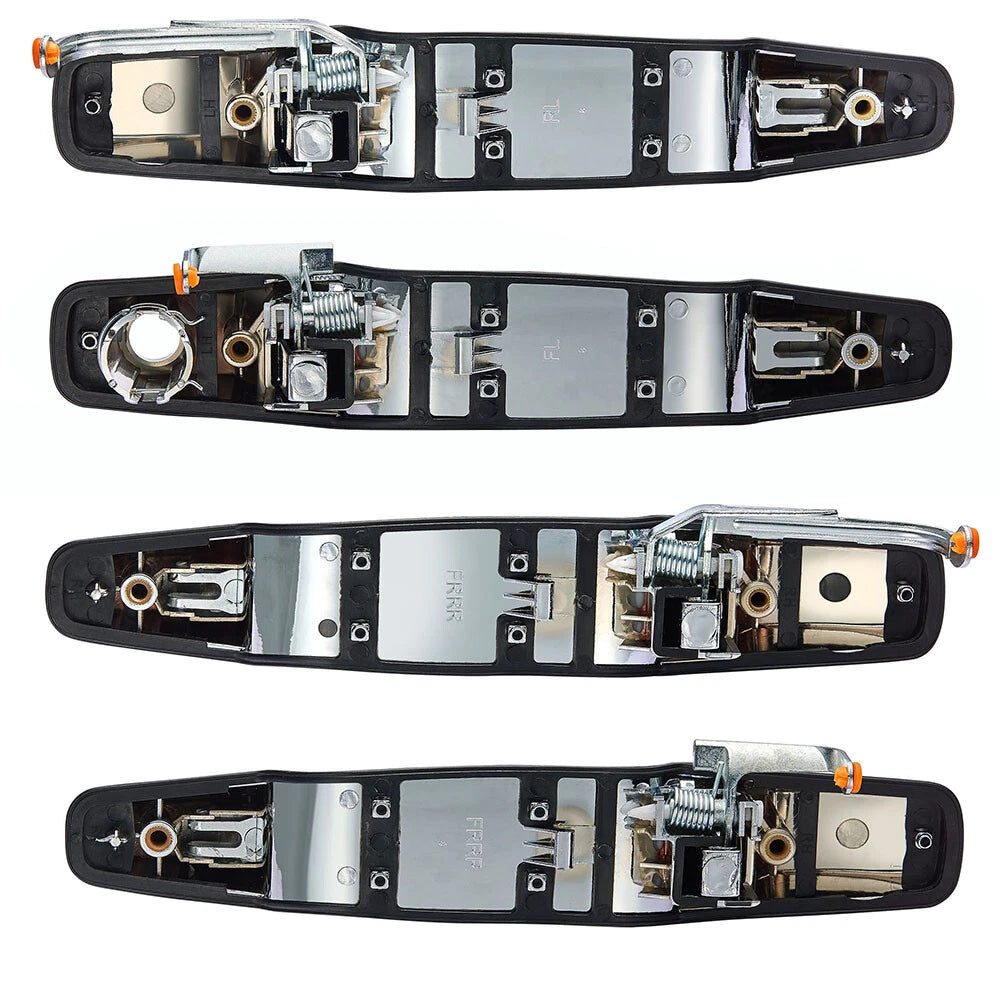 4PCS Door Handle for Chevy Silverado 1500 GMC Sierra Denali (2007–2014)