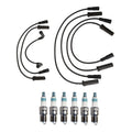 Denso 7mm Wire Set & 6 Iridium Power Spark Plugs for Chevy GMC 4.3 (VIN W)