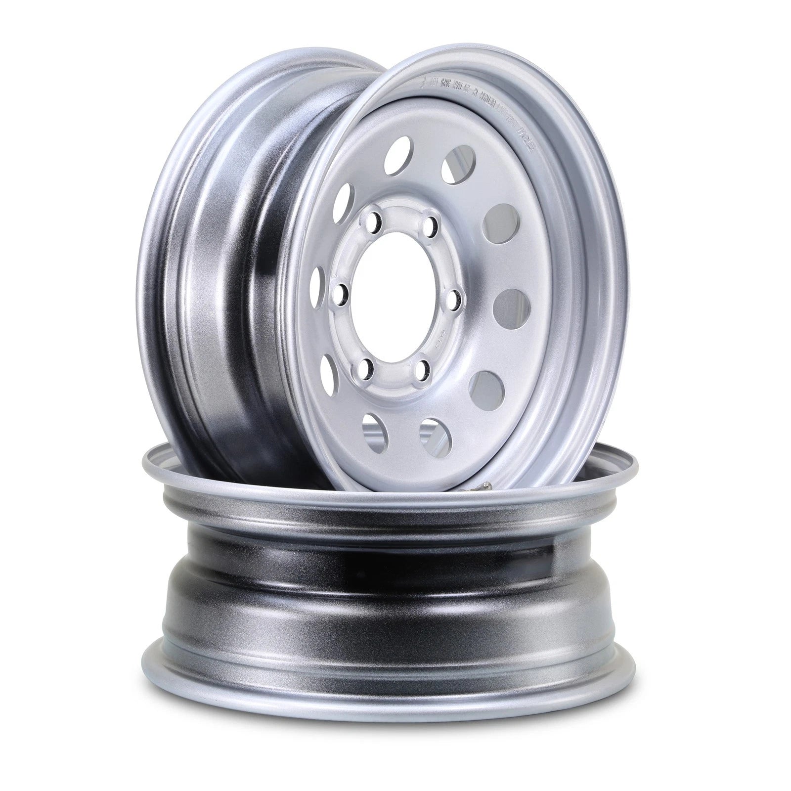 Set of 2 Heavy Duty 15x6 Trailer Wheels for Libra (6x5.5 PCD)
