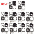 Set of 10 Carburetor Gasket Kit for Zama RB-129 C1M-W26A C1M-W26B C1M-W26C