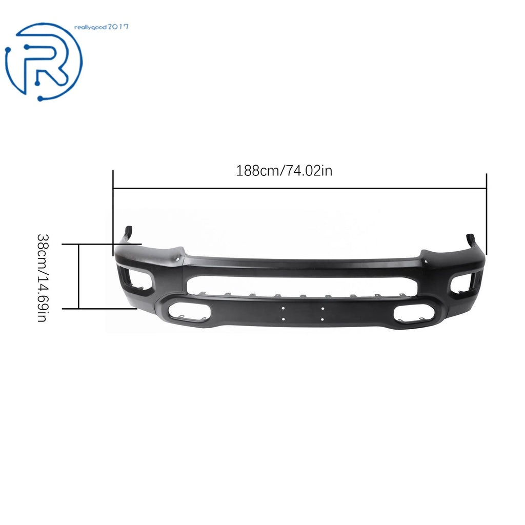 Split Front Bumper with Fog Light Holes for RAM 1500 (2019-2024)