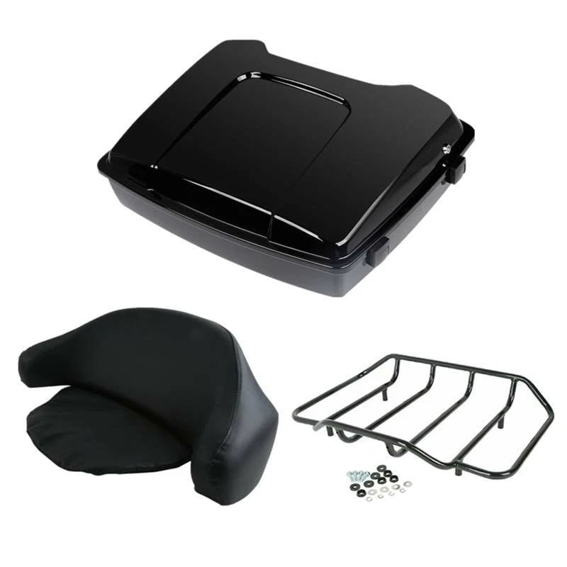 Razor Trunk Backrest Rail Luggage Rack for Harley Touring (1997–2013)