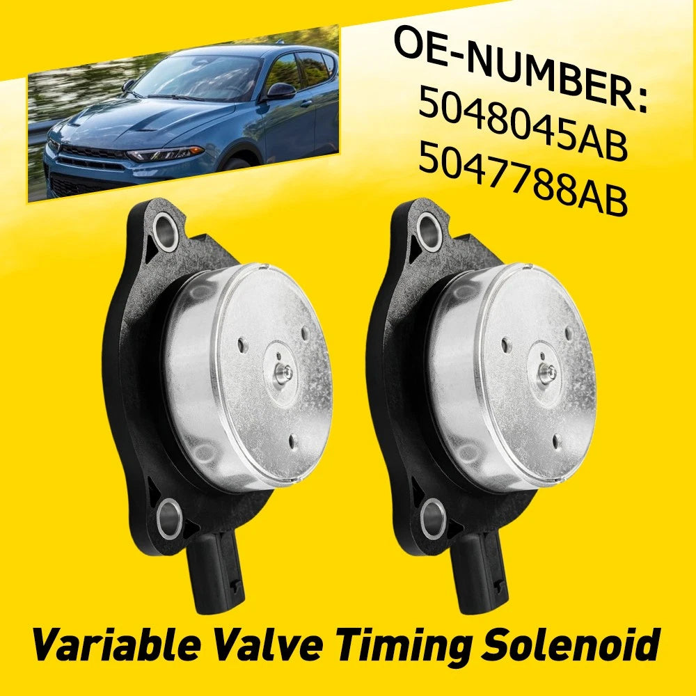 2X VVT Camshaft Phaser Solenoid for Chrysler Voyager (2020–2026) 5047788AC