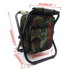 3 in 1 Insulated Cooler Bag Chair for Beach Fishing Camping Hiking