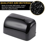 Set of 2 Rearview Mirror Cover Caps Gloss Black for Ford Excursion F150 F250 F350