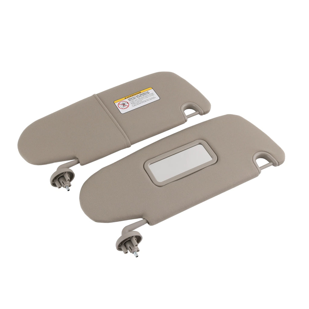 Sun Visor Pair for Dodge Ram 2500 3500 (2002-2006) Tan