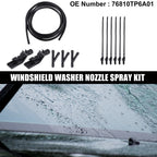Set of 2 Windshield Washer Nozzles No. 76810TP6A01 for Honda Accord 