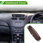Dashboard Cover for Mazda BT50 TF (2007–2023) Dash Mat Carpet Brown