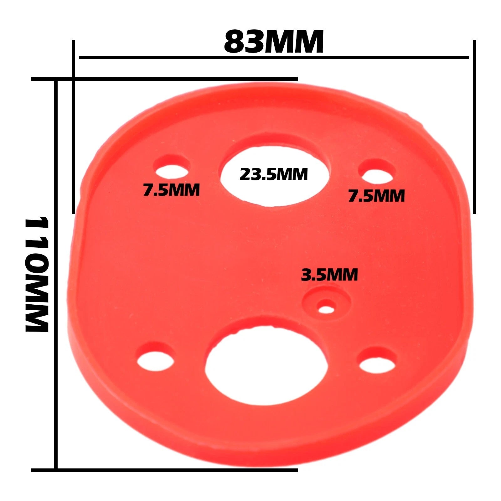 Red Silicone Rubber Seal Gasket for Webasto Air Parking Heater (2000–2023)