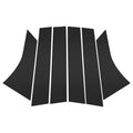 6pcs Door Pillar Window Trim for Ford Focus (2012–2019) Black
