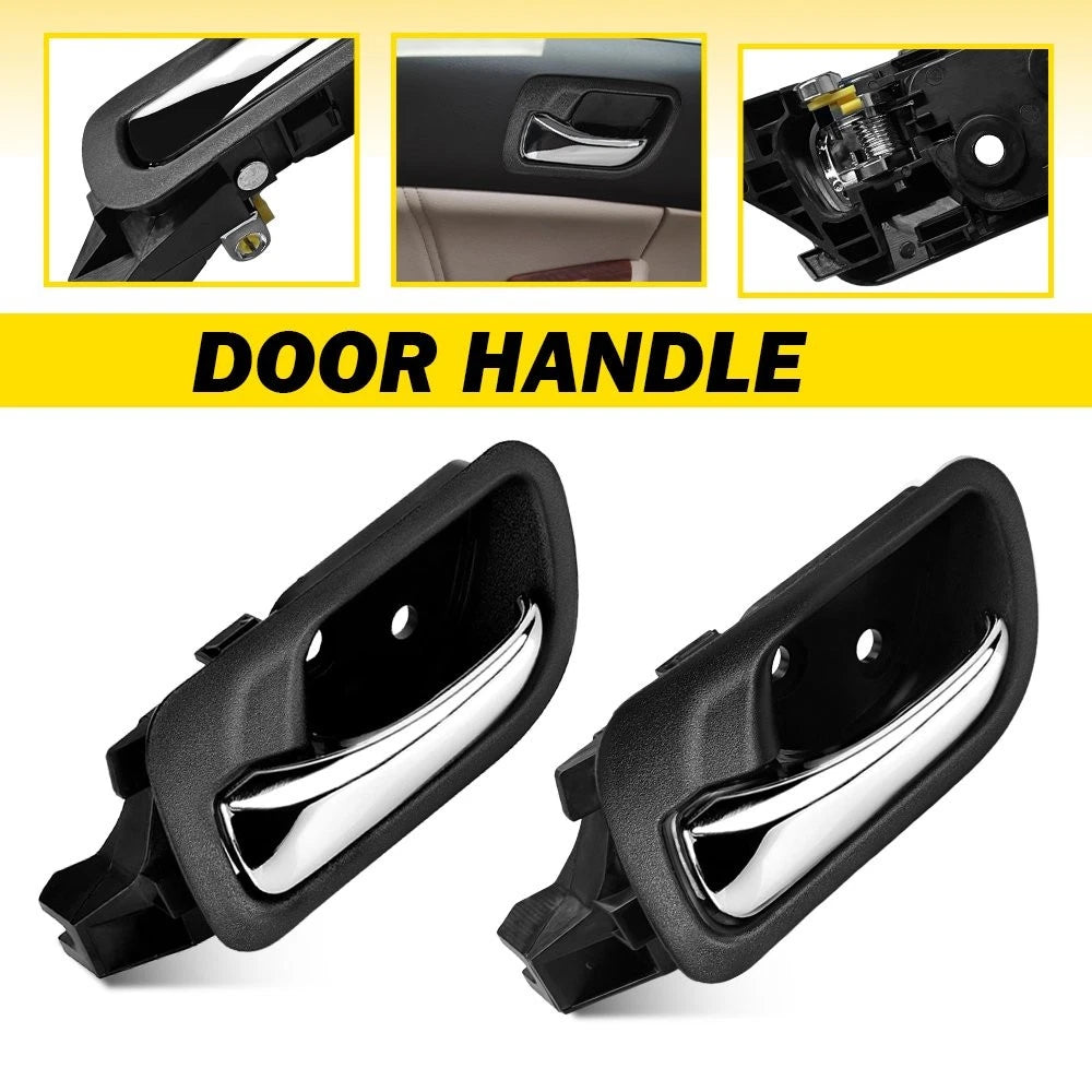 2X Front Rear Inside Door Handle LH Driver for Honda Accord Hybrid (2005–2007)