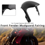 Front Fender Mudguard Fairing for Daytona 660 (2024–2025) Carbon